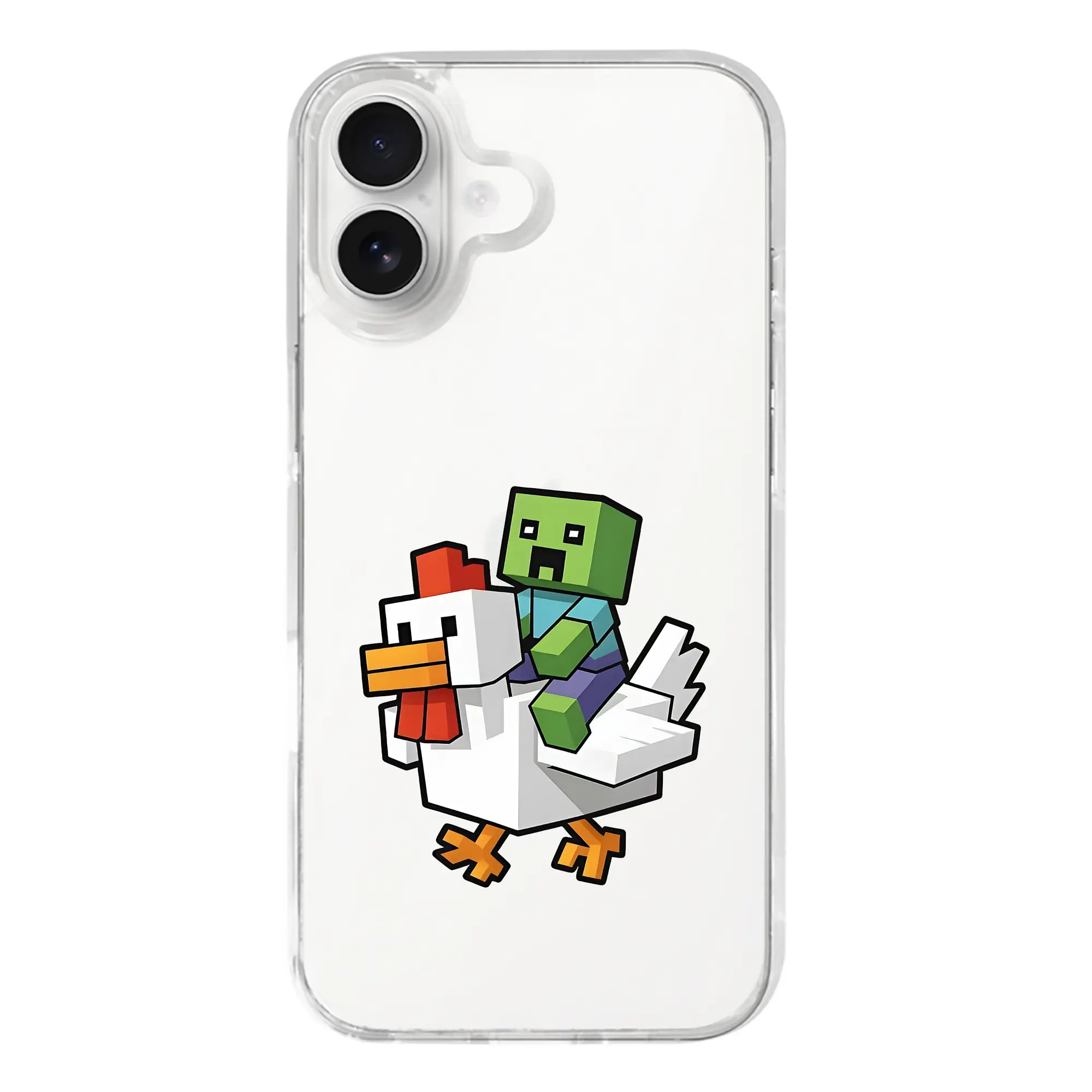 マイクラ グッズ  マイクラ - iPhone 17シリーズ 透明スマホケース – 薄型・耐衝撃・精密フィット保護カバー